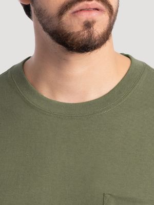 Men's Workwear Pocket T-Shirt in Lichen Green