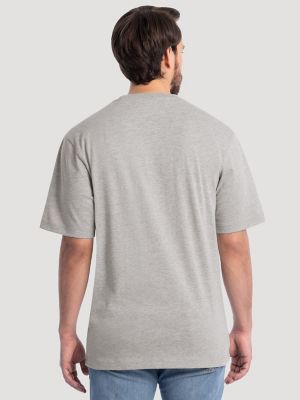Men's Workwear Pocket T-Shirt in Heather Grey alternative view 3