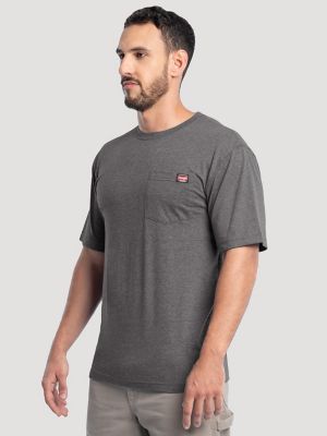 Men's Workwear Heather Pocket T-Shirt