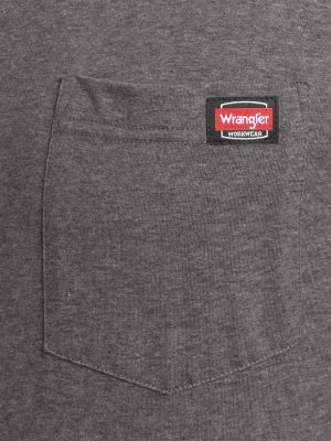 Men's Workwear Heather Pocket T-Shirt