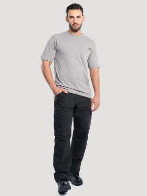 Men's Workwear Heather Pocket T-Shirt in Overcast Grey alternative view
