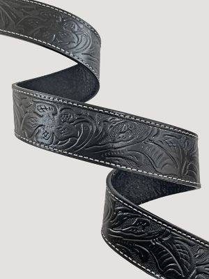 Men's 3 Piece Western Buckle Leather Belt