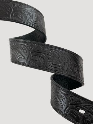 Women's 3 Piece Buckle Embossed Leather Belt