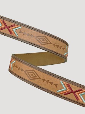 Boy's Southwest Embossed Leather Belt