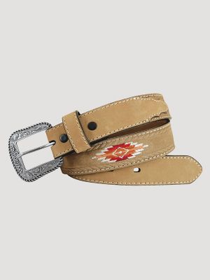 Boy's Rope Embossed Leather Belt