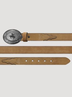 Boy's Western Buckle Boot Stitch Belt