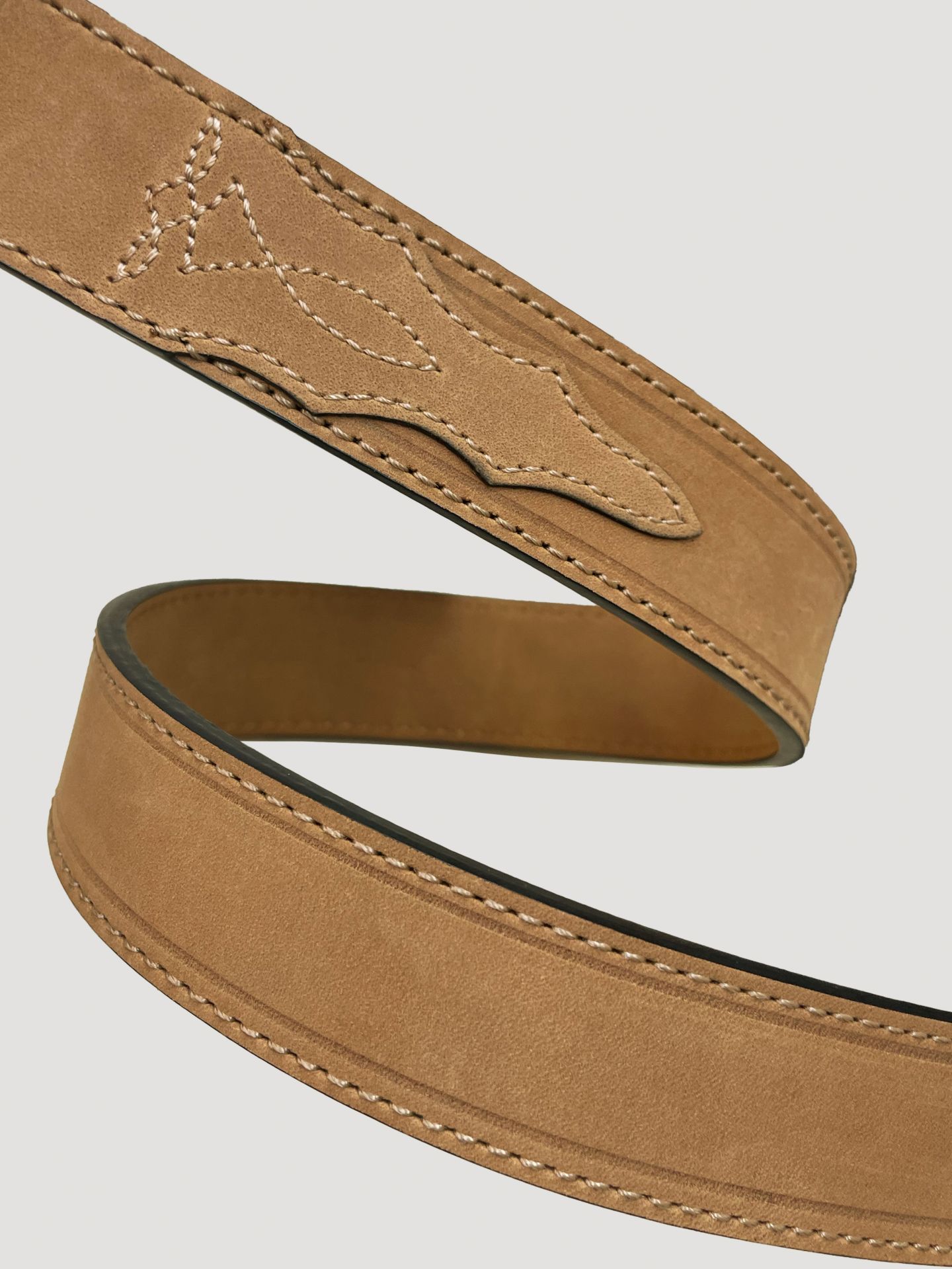 Ремень Wrangler Western Buckle Boot Stitch для мальчиков, цвет: Рыжевато-коричневый — фото 3