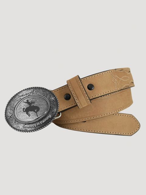 Детские ботинки Wrangler Boy's Western Buckle Boot Stitch Belt