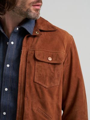 Men's Suede Blue Bell Jacket