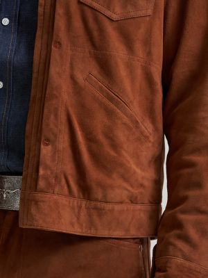 Men's Suede Blue Bell Jacket