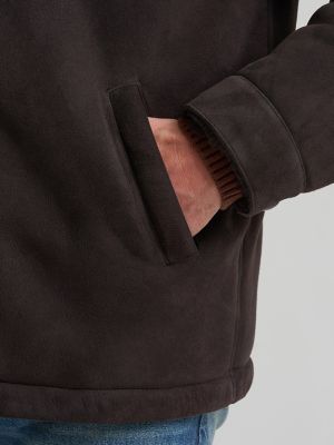 Men's Blue Bell Suede Shearling Range Jacket