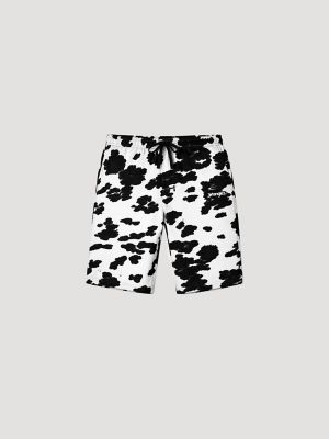 Men's Sleep Shorts (2-Pack) in Black/White