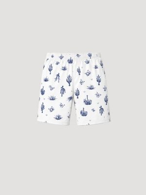 Men's Sleep Shorts (2-Pack) in Navy/Grey alternative view 2