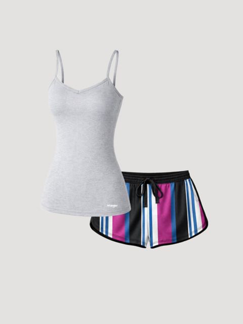Женские шорты Wrangler Women's Brushpopper Cami And Shorts Pajama Set