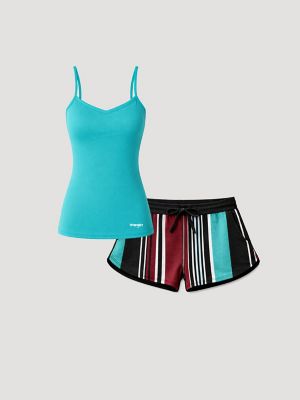 Women's Brushpopper Cami And Shorts Pajama Set