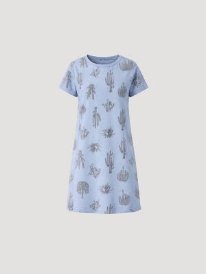 Women's Sleep Dress in Blue
