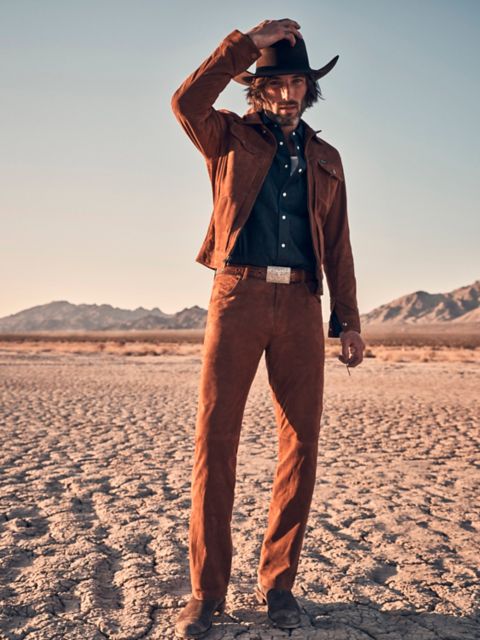 Мужские джинсы Wrangler Cowboy Cut® Blue Bell Suede Jean