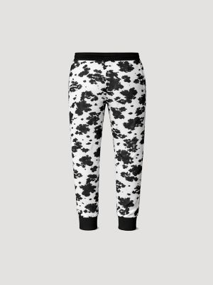 Men's Sleep Jogger in Black/White