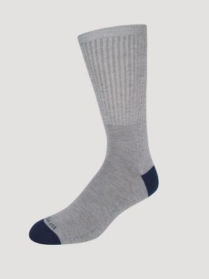 Men's Western Novelty Crew Socks (3-Pack) in Navy