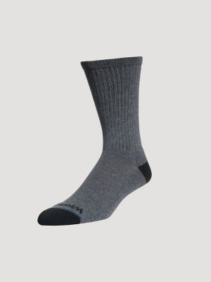 Men's Western Novelty Crew Socks (3-Pack) in Dark Denim