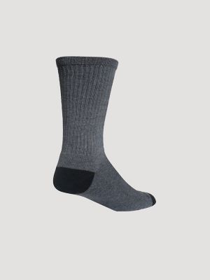 Men's Western Novelty Crew Socks (3-Pack) in Dark Denim