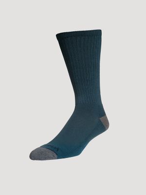 Men's Western Novelty Crew Socks (3-Pack) in Heather Grey