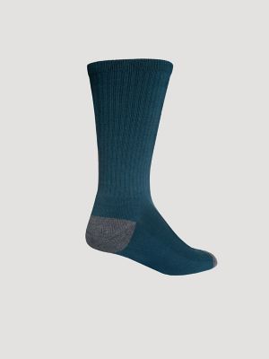 Men's Western Novelty Crew Socks (3-Pack) in Heather Grey