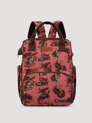 Aloha Cowboy Print Backpack