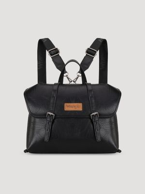 Faux Leather Convertible Satchel/Backpack