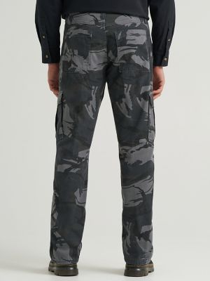 Men's Fleece Lined Cargo Pant in Wildwood Asphalt Camo
