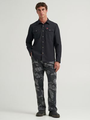 Men's Fleece Lined Cargo Pant in Wildwood Asphalt Camo