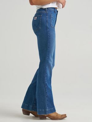Women's Patch Pocket Flare Jean