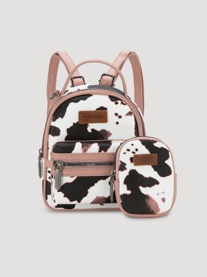 Cow Print Mini Backpack