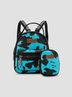 Cow Print Mini Backpack
