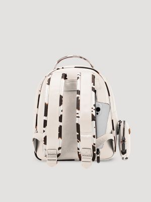 Backpack with Cow Trim:Tan:One Size alternative view