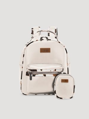 Backpack with Cow Trim