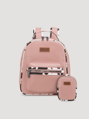 Backpack with Cow Trim