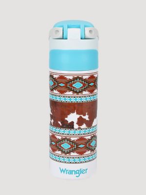 24 oz. Water Bottles in Turq/Cow
