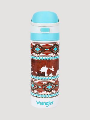 24 oz. Water Bottles in Turq/Cow