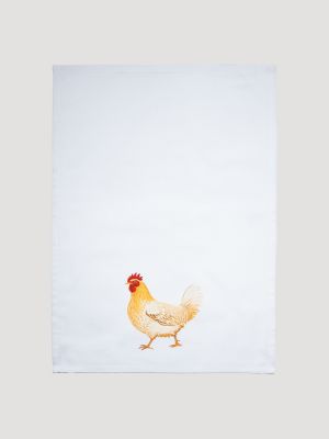 Wrangler Tea Towels 2 Pack:Chicken:One Size alternative view