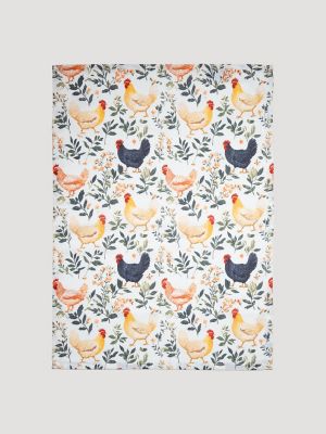Wrangler Tea Towels 2 Pack:Chicken:One Size alternative view 2