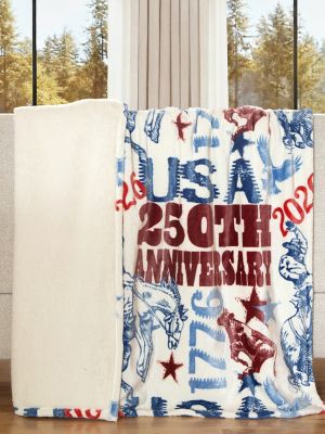 Wrangler Patriotic Throw Blanket