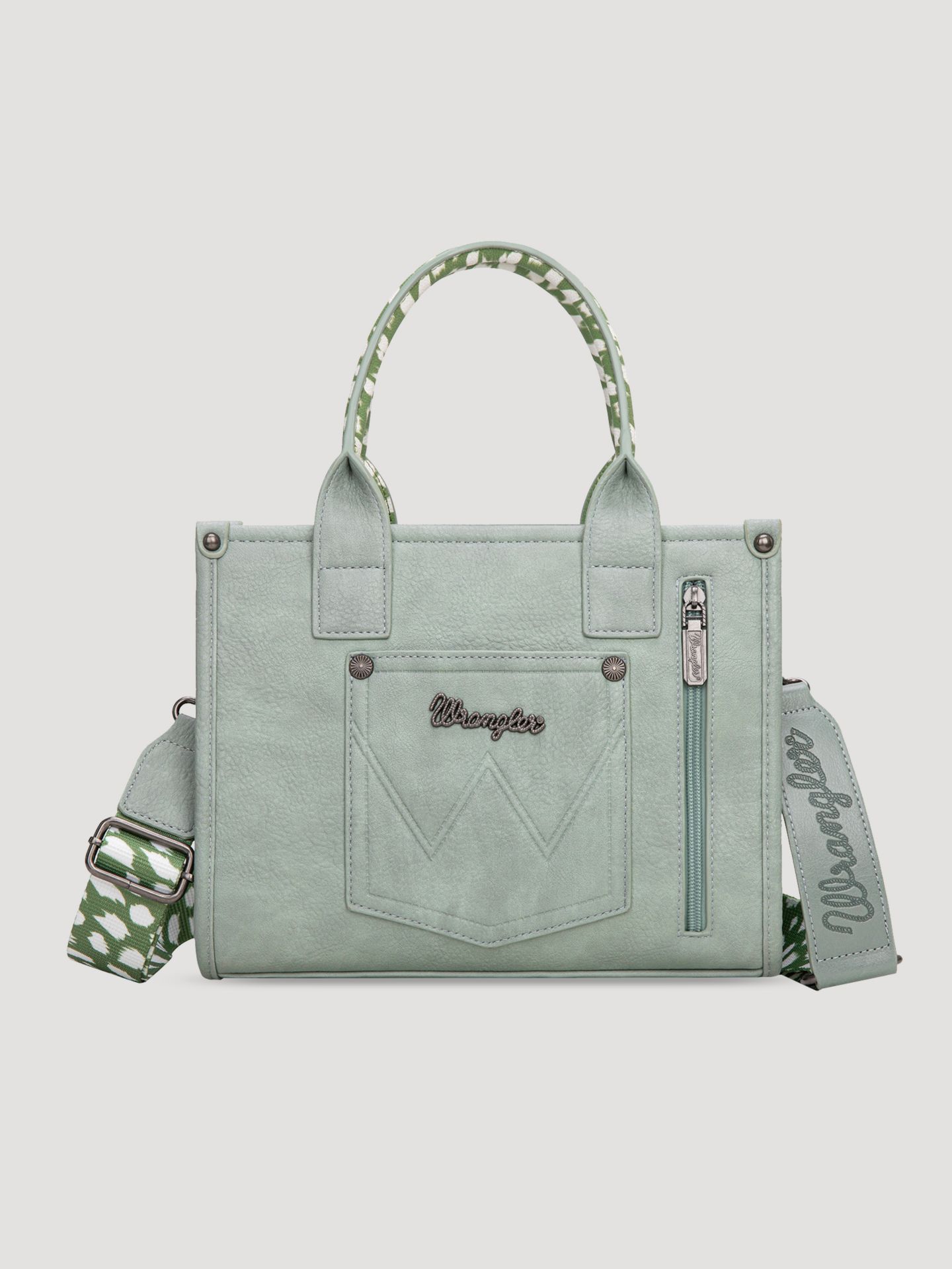 Женская сумка Wrangler Fawn Print Trim, цвет: Мятный — фото 2