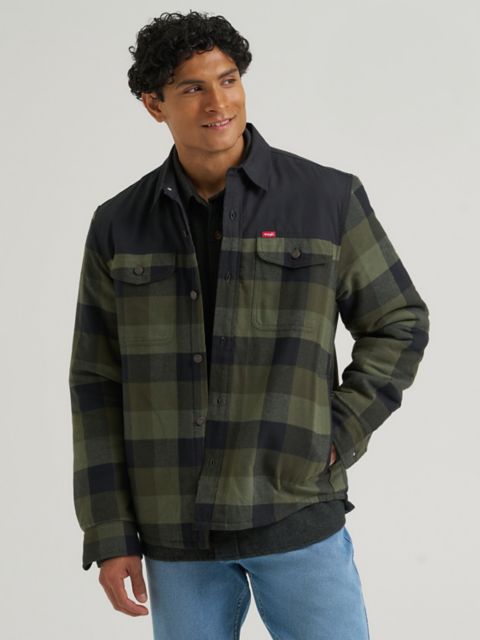 Мужские куртки Wrangler Men's Frontier Heavyweight Shirt Jacket
