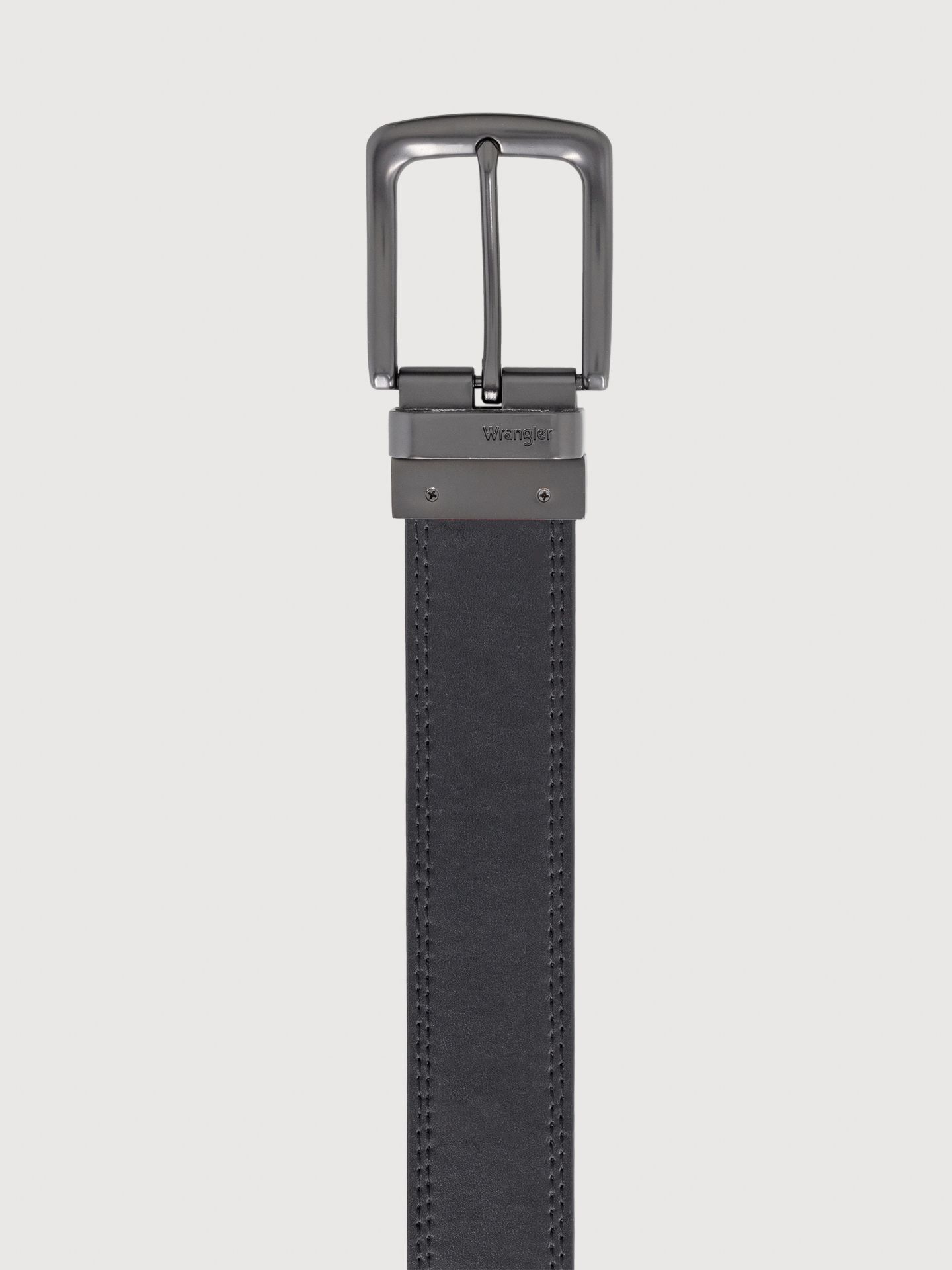 Мужской ремень Wrangler Reversible Engraved Buckle, цвет: Коричневый / Чёрный — фото 2