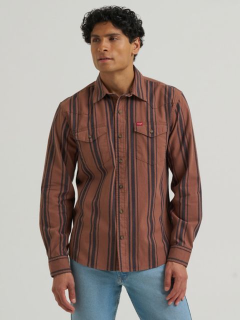 Мужские рубашки Wrangler Men's Wrangler Five Star Novelty Shirt