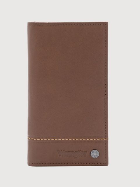 Мужские кошельки Wrangler Men's Embossed Checkbook Wallet