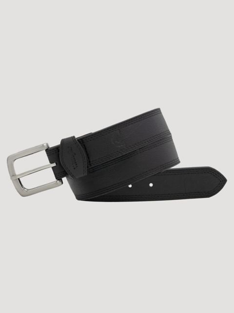 Мужские ремни Wrangler Men's Triple Stitch Bison Leather Belt