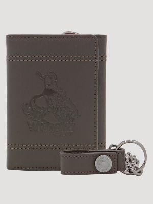 Men's Embossed Rodeo Chain Wallet from Wrangler - $29.99