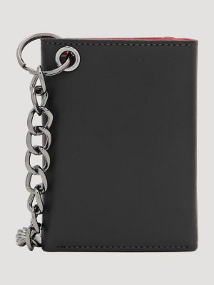 Мужские кошельки Wrangler Men's Embossed Wrangler Chain Wallet — фото 2